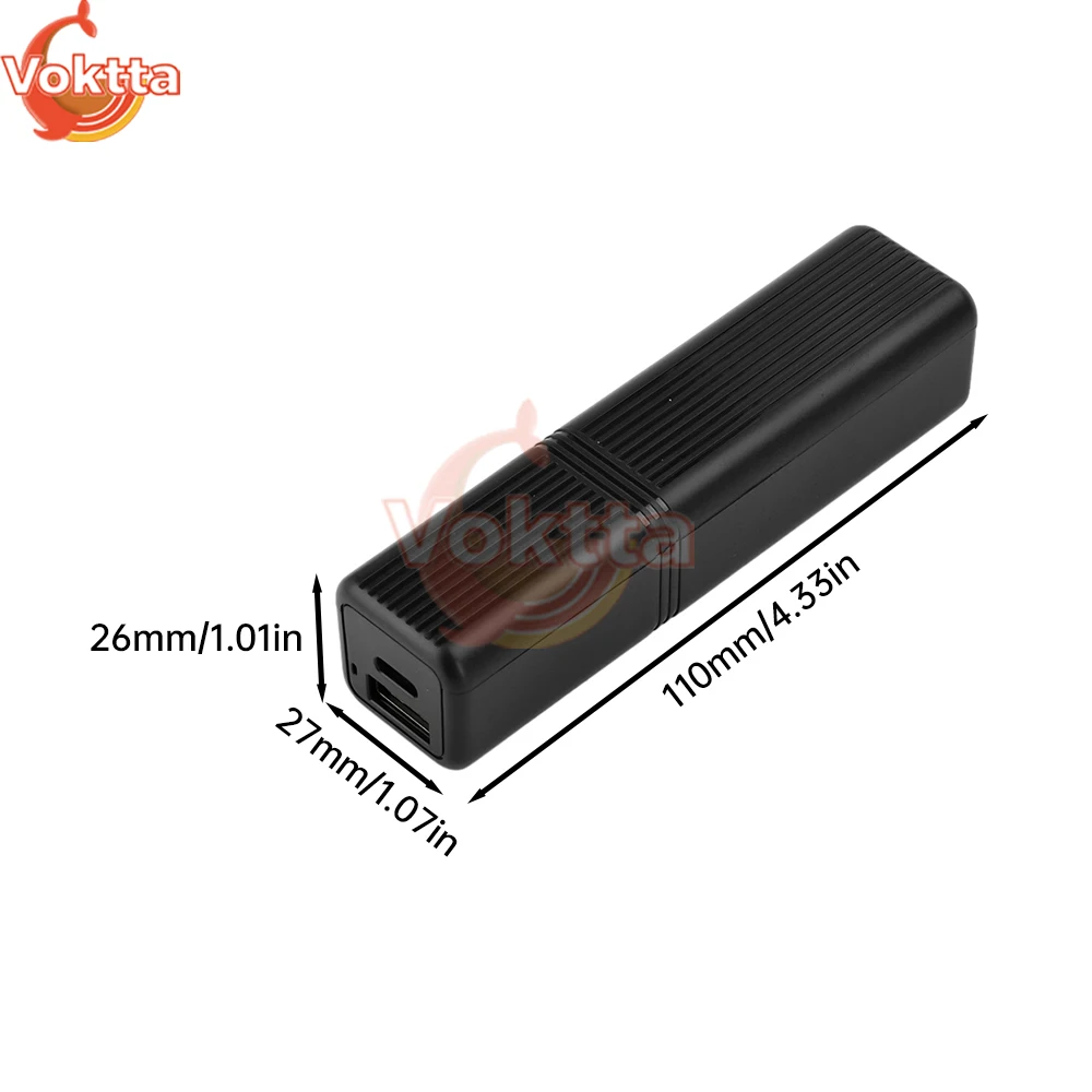 1*21700 batterie externe chargeur de batterie boîtier Portable Mobile alimentation banque boîte 10W type-c charge rapide bricolage batterie mallette de rangement