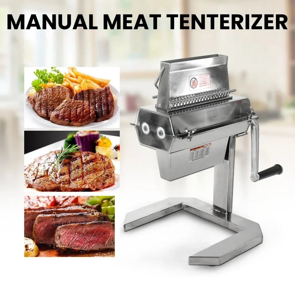 

Manual Meat Tenderizer Machine Stainless Steel Steak Pork Tender Meat Tenderizer Needle Machine
