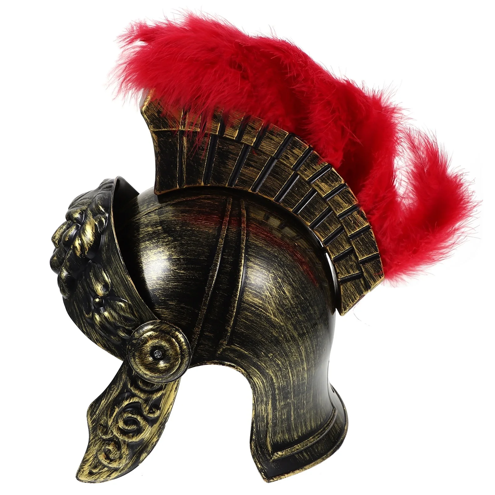 

Roman Soldier Hat Ancient Costume Plastic Material Lightweight Safe Wear Cosplay Props Party Hats