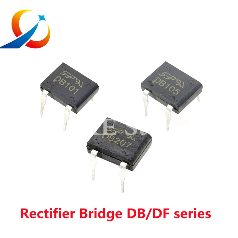 10PCS Sep Rectifier Bridge DB101 DB102 DB105 DB106 DB107 DB207 DB307S Bridge Heap DF02 DF04 DF06 DF10M NEW