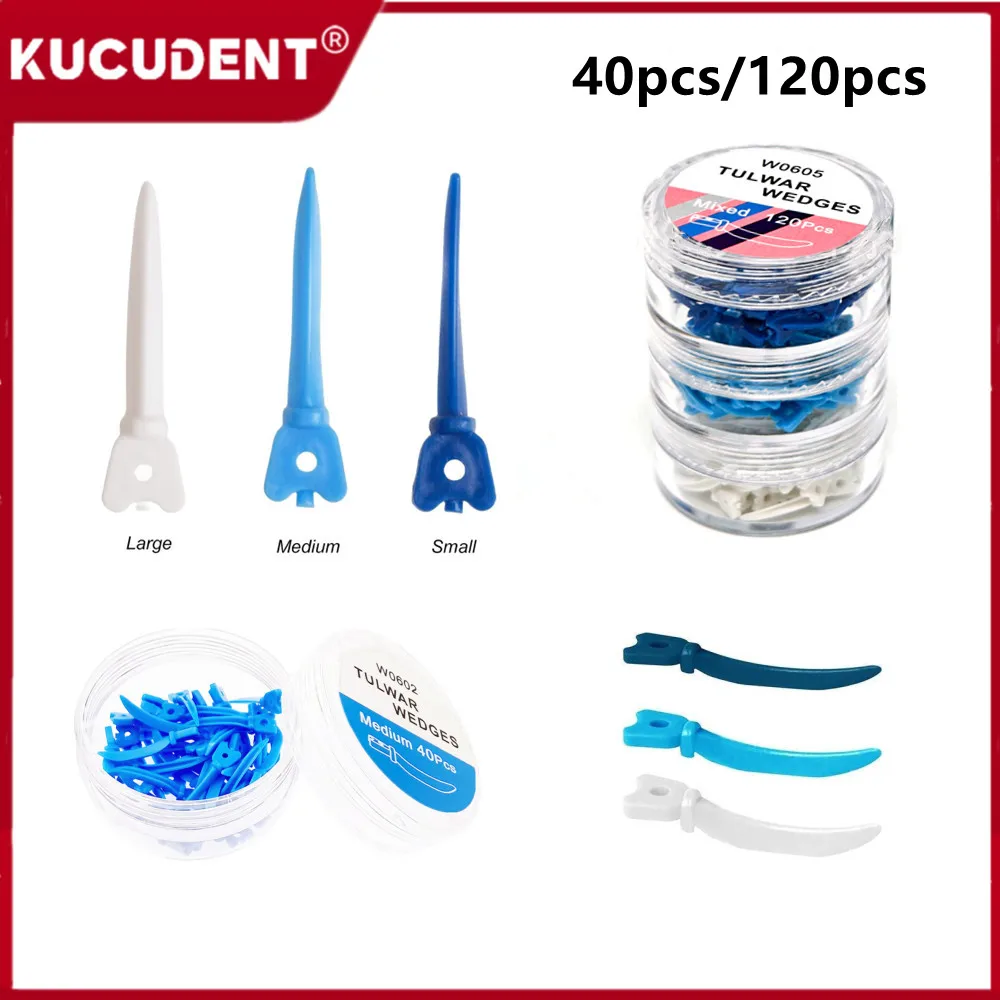

Dental Tulwar Wedges Disposable Plastic Refill Teeth Wedge Sectional Matrix System Wedges Interproximal With Hole Dentistry Tool