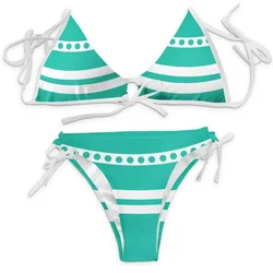 Anime Printing Swimsuit Bikini Nami Cosplay Costume Women Sexy Micro Bikini Kawaiii Japanese Cute Anime Lingerie Set Bra Thong