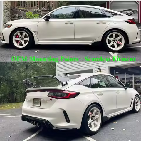 OEM Style Carbon Fiber Lightweight Performance Wing Rear Spoiler for Civic Type R FL5 2023