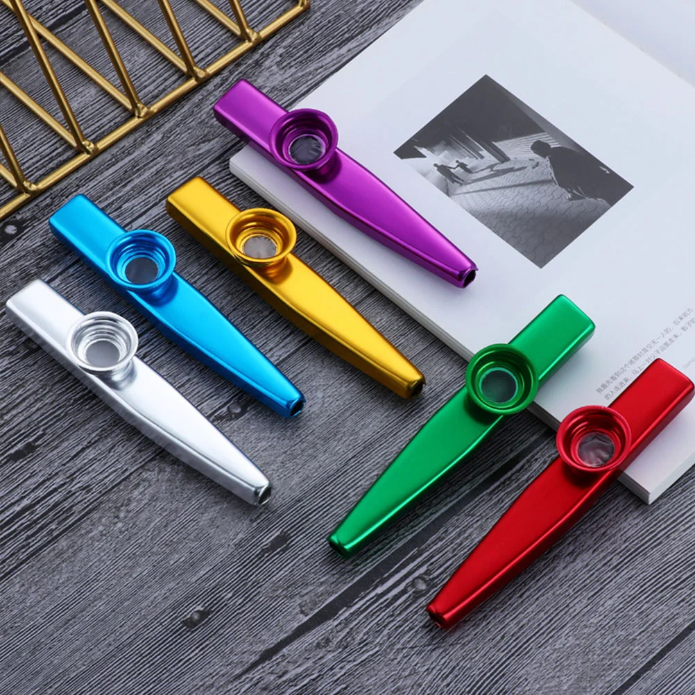 6 Pcs Instrument Accessories Kazoo Instruments Performance Aluminum Alloy Metal Small Musical