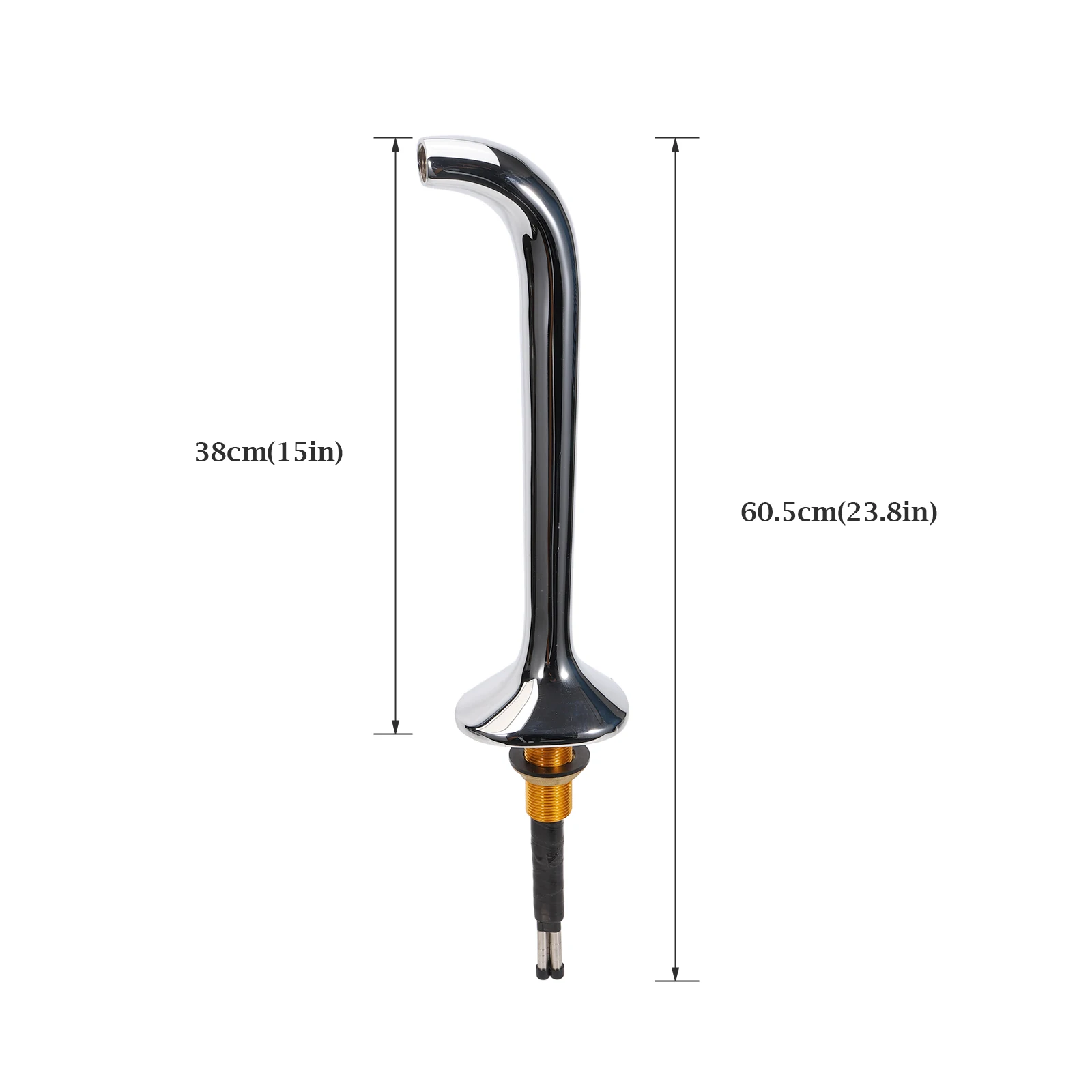 Snake Beer Tower Single European Taps Chrome Plated Brass Glycol Recirculation Loop Homebrew Draft Beer Tower Bar Dispensing
