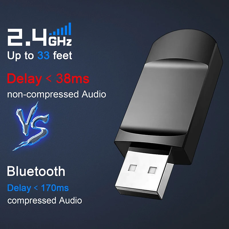 سماعة ألعاب لاسلكية مع ميكروفون إلغاء الضوضاء قابل للفصل 2.4G Bluetooth-USB-3.5mm مقبس سلكي 3 أوضاع للأجهزة المتعددة