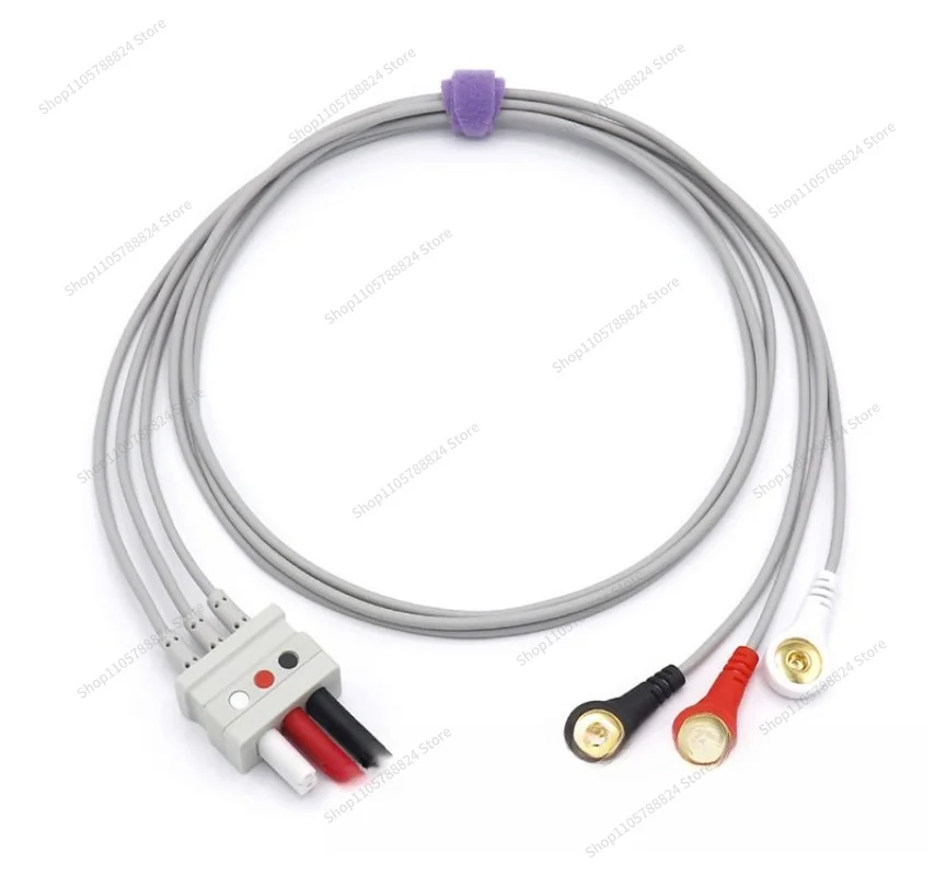 Suitable for compatible with 3-lead ECG lead wire\ button splitter\ American standard
