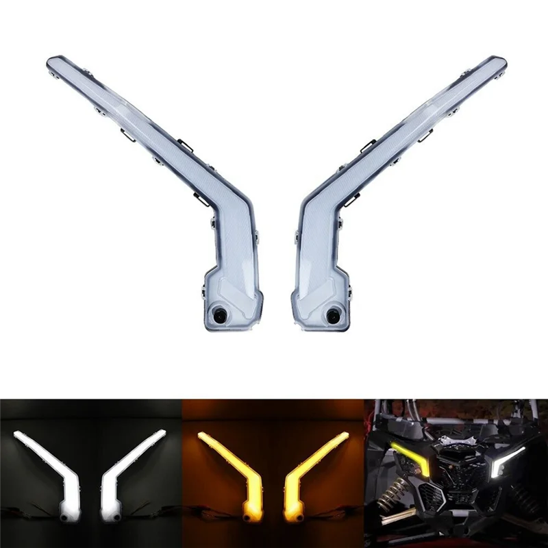 Clignotants avant à LED pour Can-Am Maverick Bery XDS XRS, ambre, UTV, 2017, 2018, 710004994, 710004995