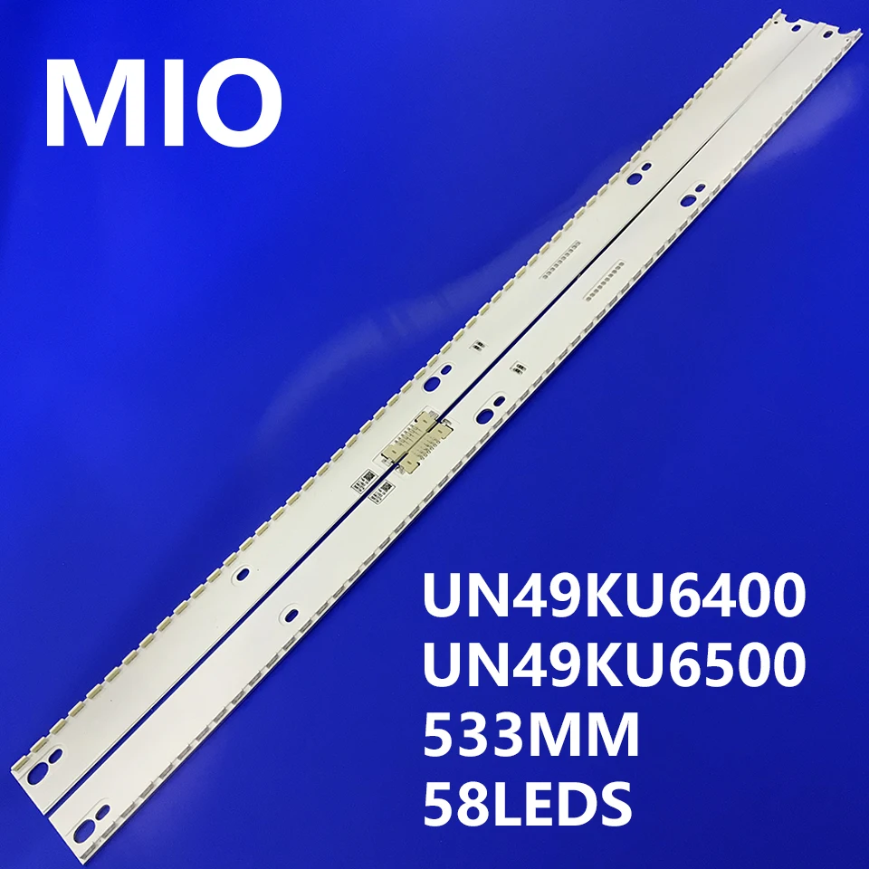 NEW 5KIT LED For UN49KU6400 UA49KU7510 UE49MU7500 UE49MU7400 UE49MU6675 UN49MU7600 UN49KU6500 UN49KU6450 UN49KU7000 UN49MU700