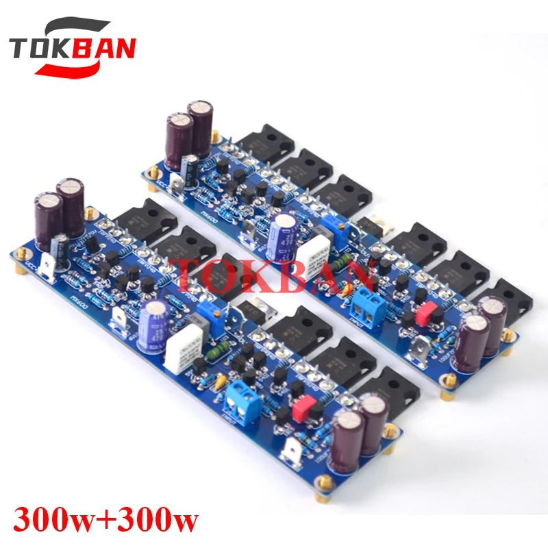 

TOKBAN 300w*2 Class AB 50w*2 Class A 2-channel Amplifier Board High Power FET IRF240 IRF9240 HIFI Amplifier Audio
