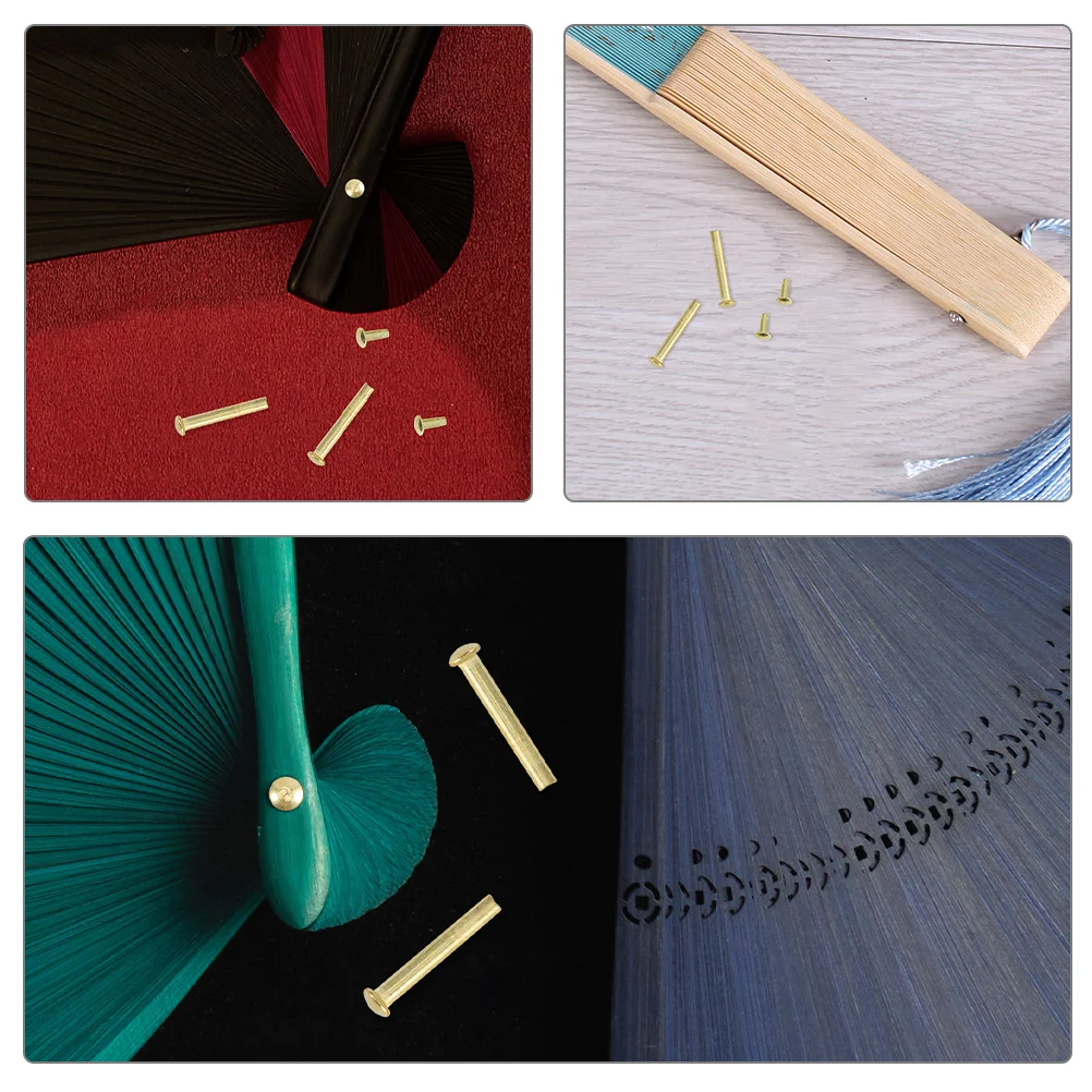 Kit de remaches plegables de acero inoxidable, tuercas de sujetadores de mano, accesorios de pines de conector Diy, piezas de accesorios plegables