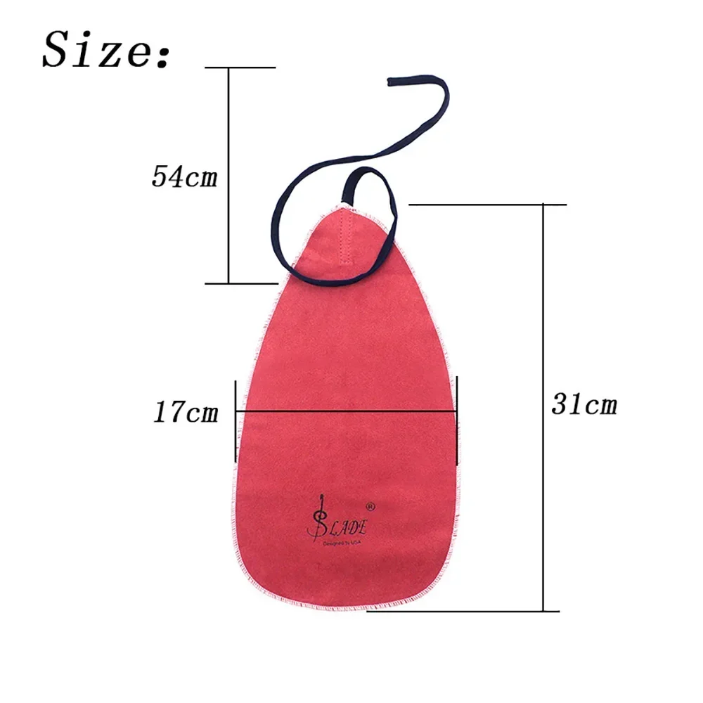SLADE Cleaning Cloth Suede Inner Chamber Cleaning Cloth Saxophone Flute Clarinet Woodwind Instrument Cleaning Cloth with Rope