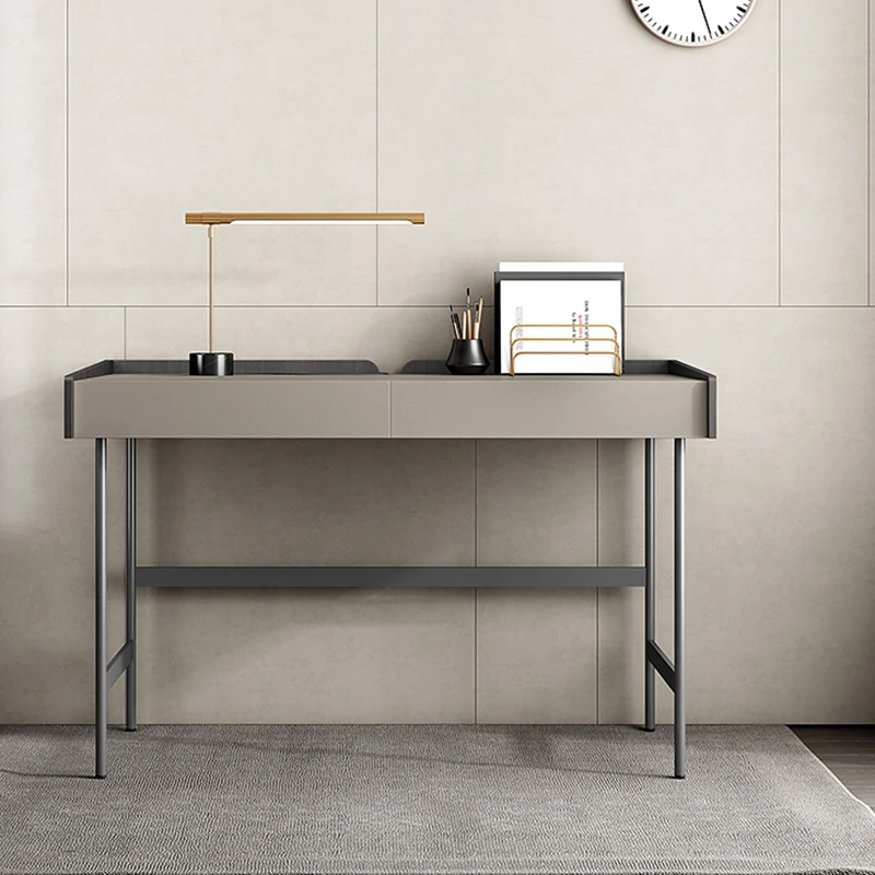 

Стоячий современный офисный стол с выдвижным ящиком, минималистичный кабинет, офисный стол для конференций, скандинавская мебель для гостиной Escritorio Oficina