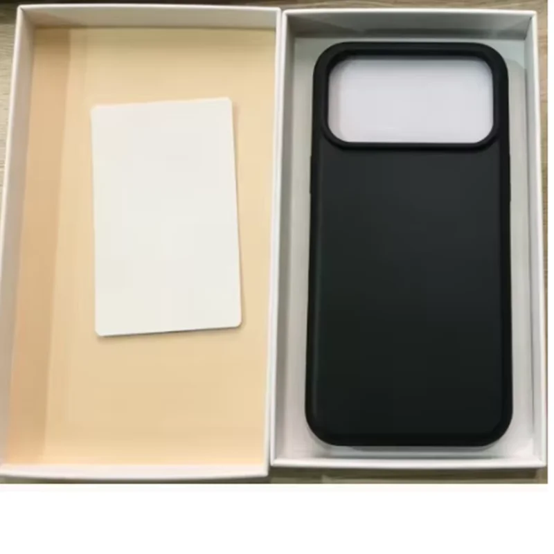 Funda para iPhone 17 Pro Max con patrón de rayas 3D electroplateado, aleación de aluminio a prueba de golpes con caja y logo 3