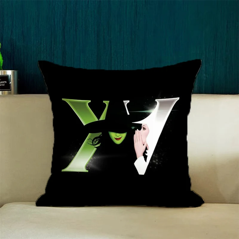 W-Wicked Cover for Pillow Covers Decorative Luxury Cushion Cover Aesthetic Room Decoration Home Decor Bed Pillowcases Cushions