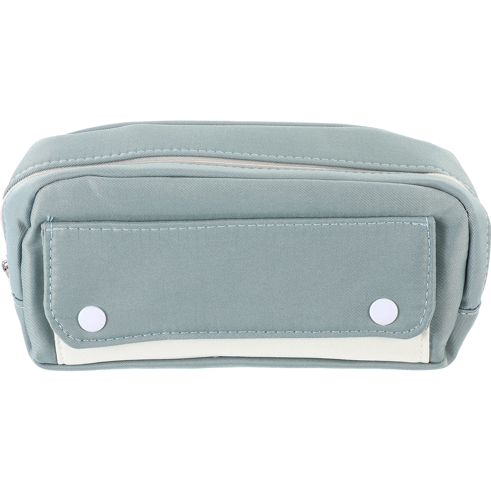 

Pencil Case Large Capacity Pink Polyester Zipper Design Thin Pen Bags Cute Stationery Storage Solution For Students