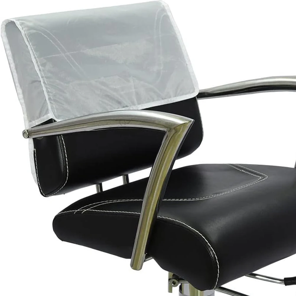 

Salon Chair Backrest Protection Pad Cover Black Barber Beauty Seat Massage Dust Protectors Styling Chairs Covers