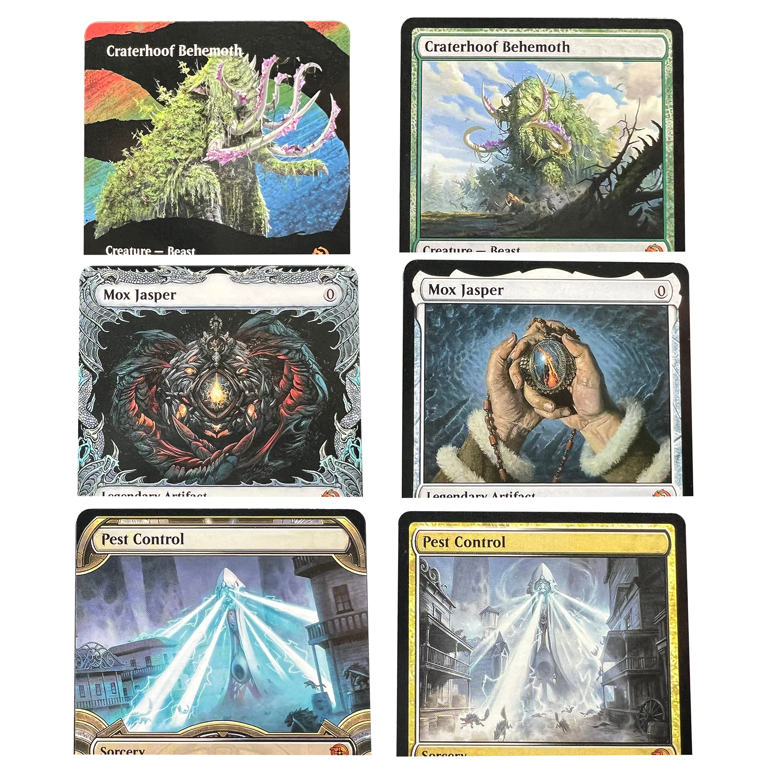 Коллекционная карточная игра Mox Jasper Craterhoof Behemoth TDM Pest Control BIG Holo TCG: Качественные английские карты для настольных игр