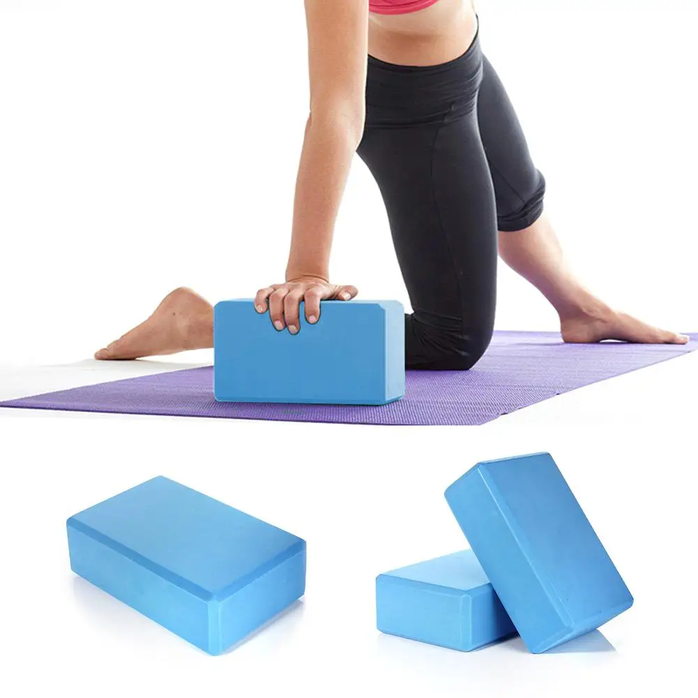 

2024NEW EVA Gym Blocks Foam Brick Exercise Fitness Set Tool Yoga Bolster Pillow Cushion Stretching Body Shaping yoga blocks