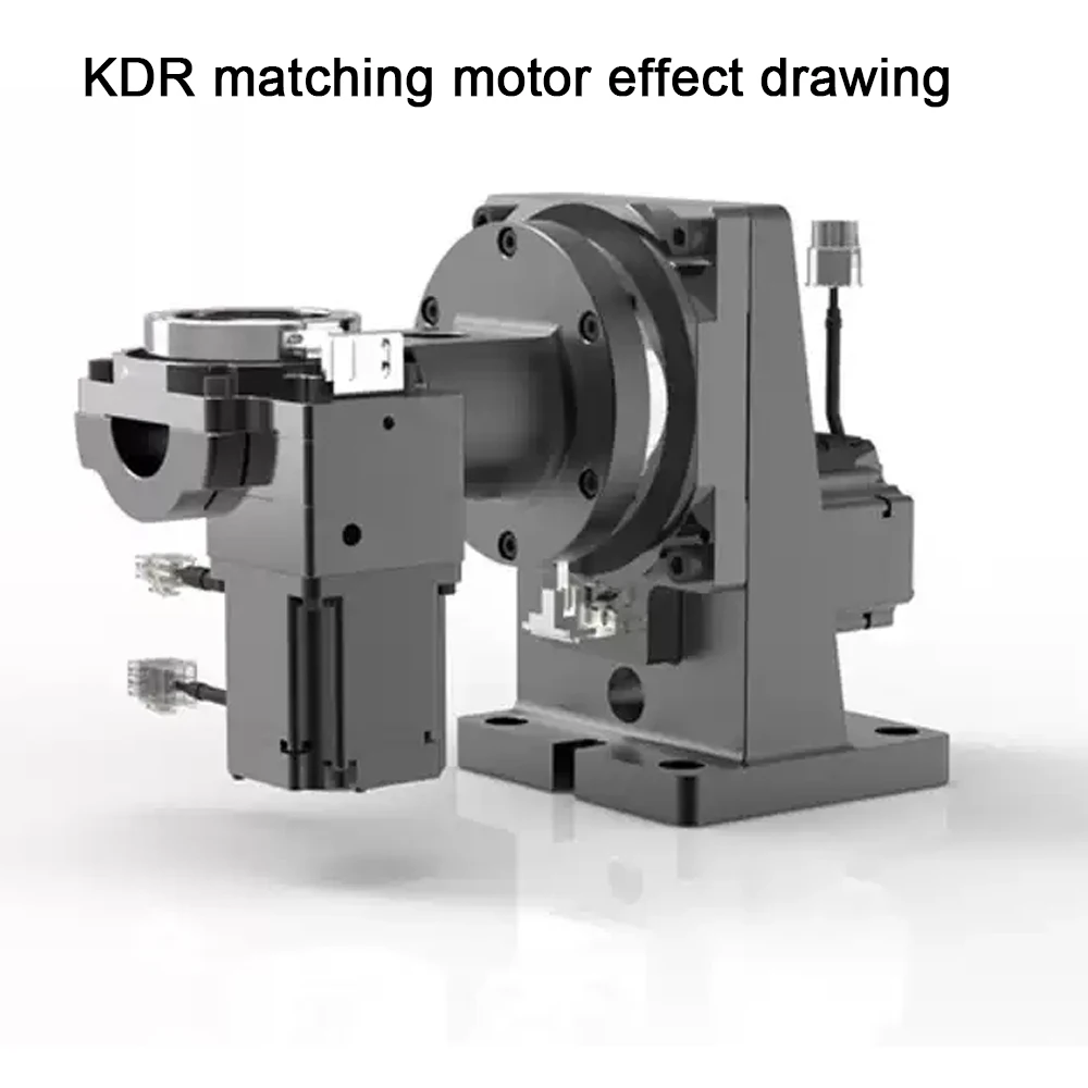 4th 5th แกนมอเตอร์ Hollow หมุนแพลตฟอร์มการจัดทําดัชนีตารางโรตารี่ Precision CNC การหมุนเวทีสําหรับแขนหุ่นยนต์เลเซอร์เครื่องหมาย