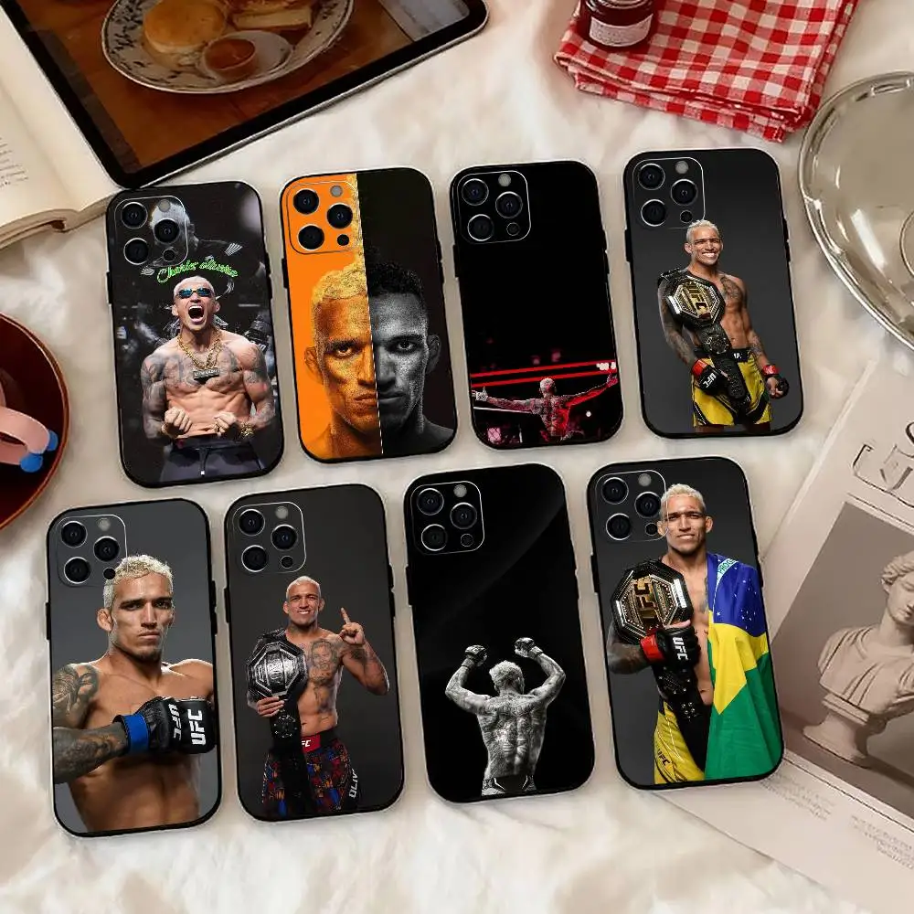 

Charles Oliveira-a Do Bronx Phone Case For iPhone 17, 16,15,14,13,12,11 Plus,Pro Max, Others Soft Black Cover