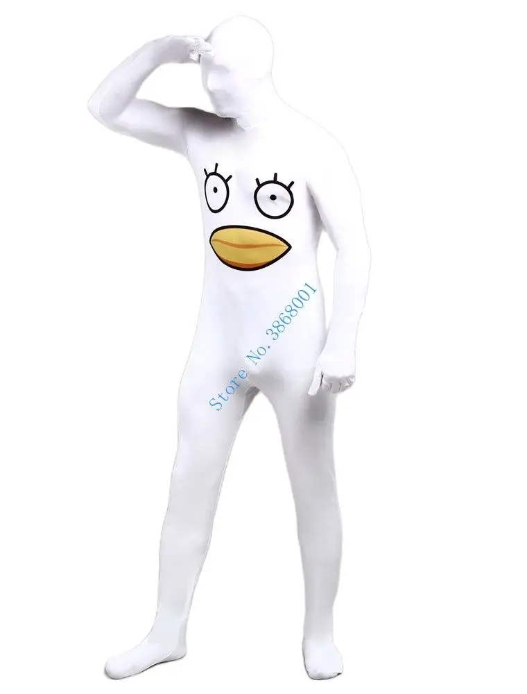 Chicken and duck cosplay Catsuit Costume Printing Lycar spandex full Body Zentai suit stage costumes club party jumpsuit