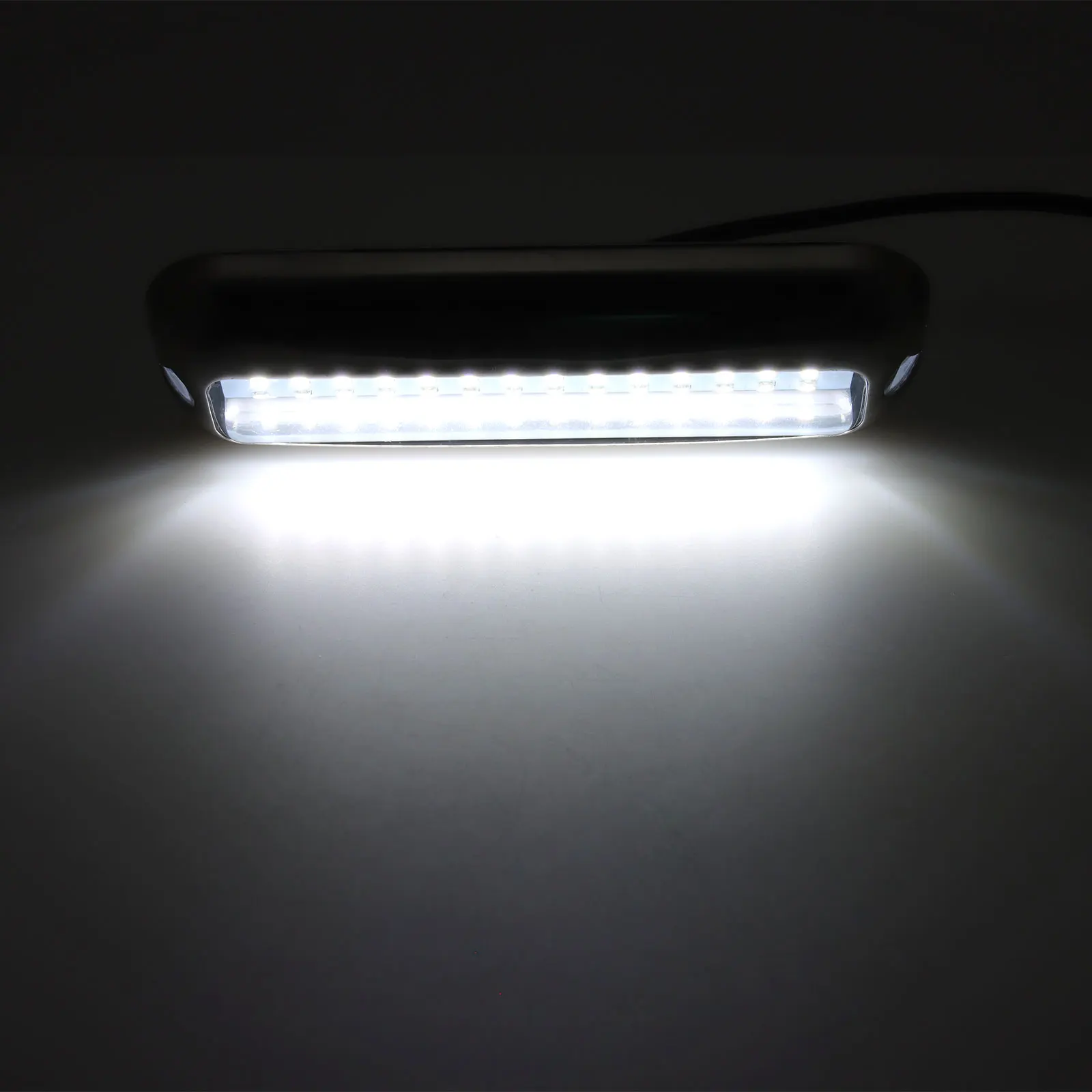 White/Blue Marine LED Boat Light 60W 120 LED Waterproof Underwater Courtesy Light Sailboats Pontoon Transom Light