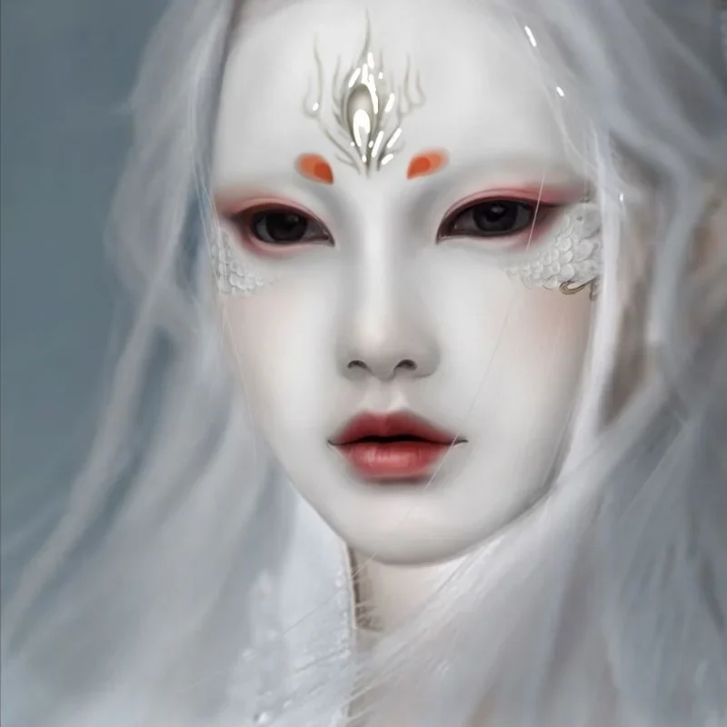 Soul Hoenix Empress Ancient Style Mask Hanfu Dress Up Golden Full Face Figure Party Dance Girl Accessorie Halloween Cosplay Gift