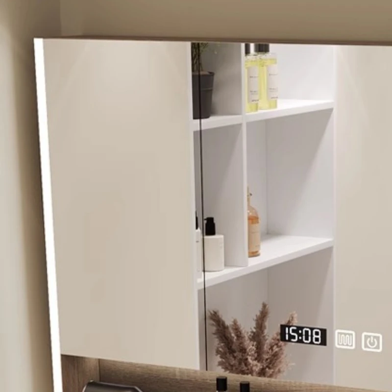 Shelves ​​Embedded Shower Bathroom Cabinets Apartment Smart Toilet Chest Bathroom Cabinets Plywood Furniture Gabinetti MHYSG
