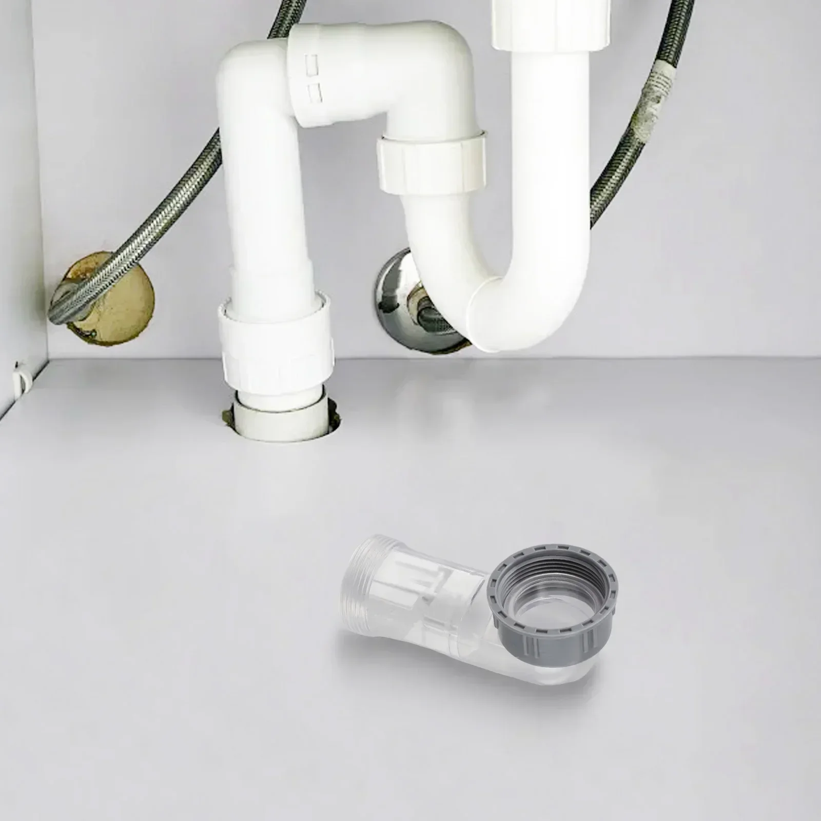 Automatic Drain Versatile Sink Application Wash Basin Cabinet Anti-backflow Design Anti Smell Design Drain Pipe