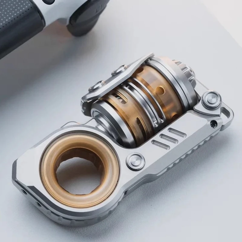 フィジェット EDC スタングレネード 音叉 金属製おもちゃ ケース付き Sc45f9203f9f24af2b31d6947ac03a