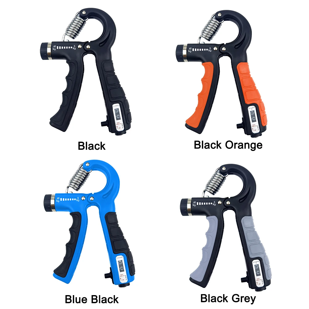 Portable Hand Grip Muscle Strength Training Wrist Rehabilitation Developer 5-60Kg Adjustable Heavy Counting Grip Gym Equipment