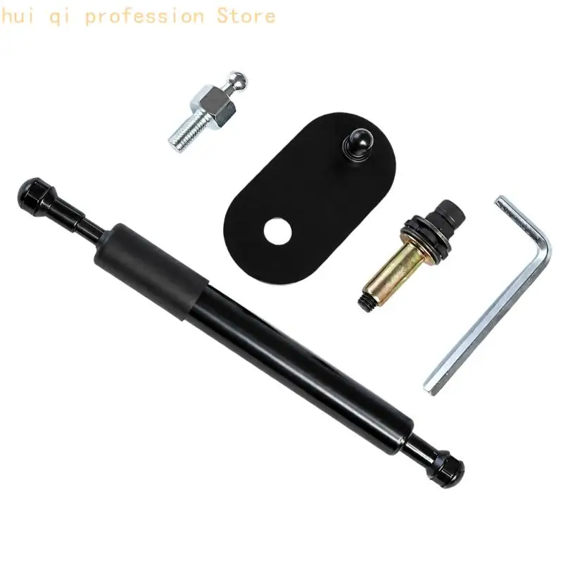 Steel Tailgate Damper for for F-Series 150 250 350 Pickup Models, Single Side-Mount Assist Shock with Plate, Coupling, and