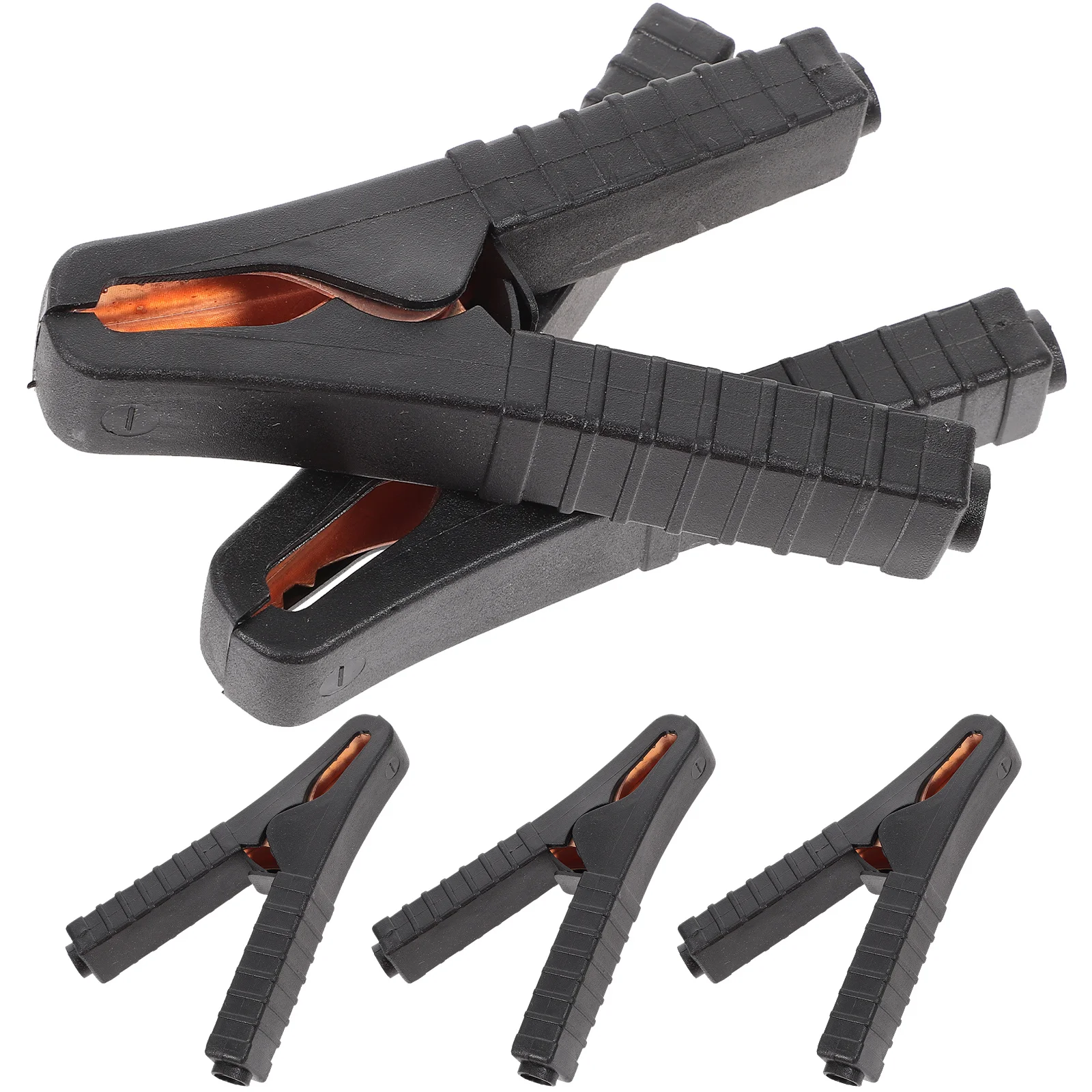 

5Pcs Alligator Clips Copper Plated Iron Long Life Multiuse Welding Aid Household Electrical Test Clamp