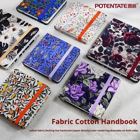POTENTATE 100% Cotton Square Watercolor Paper Book 12x12cm/16x16cm 24 Sheets 300g (140lb) Art Drawing Painting Paper Sketchbook