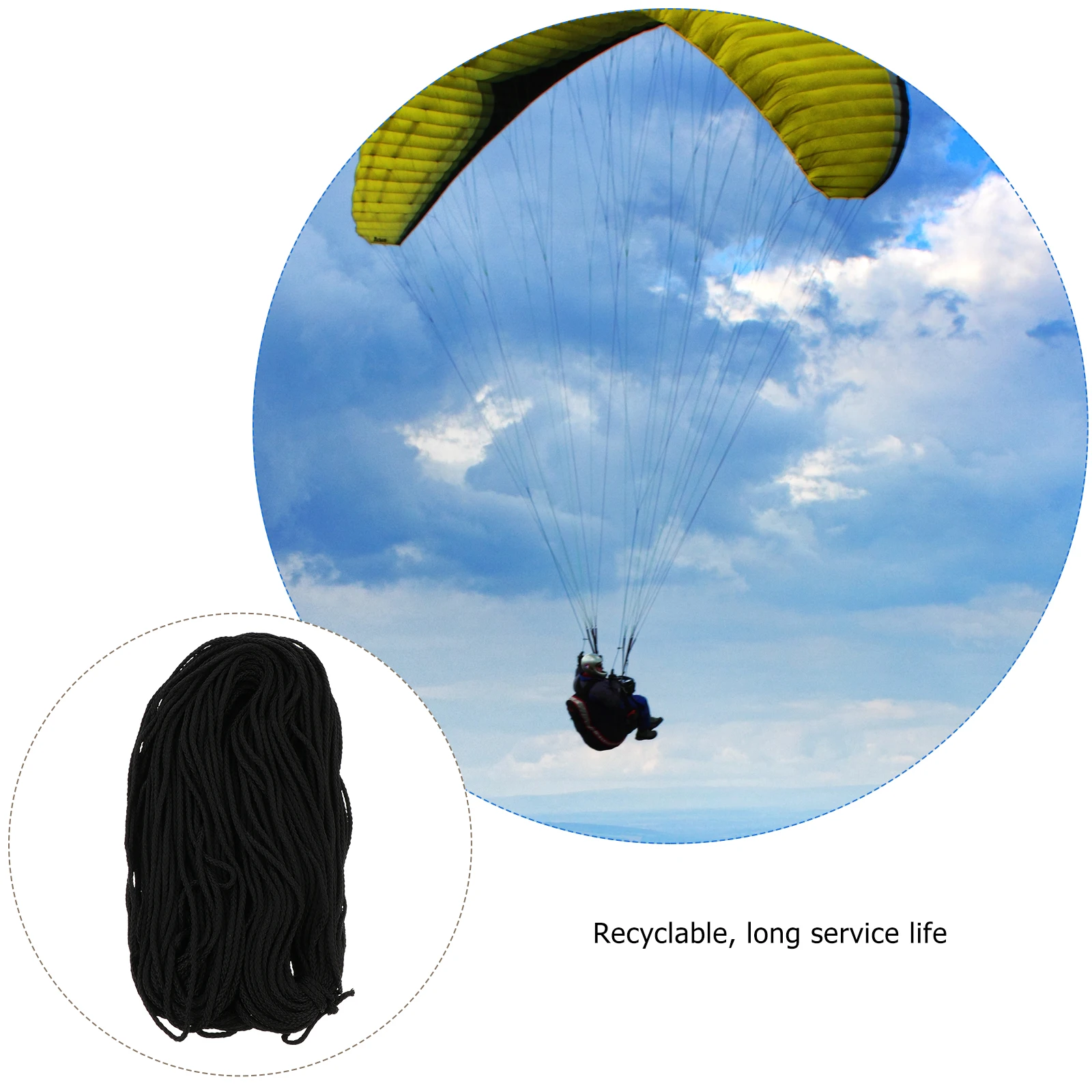

1pc Windproof Rope For Tent Camping Supplies Polypropylene Durable Outdoor Guyline Fixed Lanyard Multifunction Drawstring