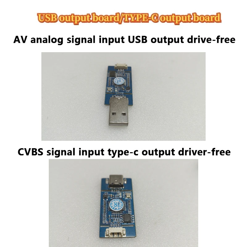 cvbsからusbへのキャプチャ-av-cvbsアナログ信号-s-video信号をデジタルusb出力ボード-type-c出力ボードに変換-ドライバ不要-1080p