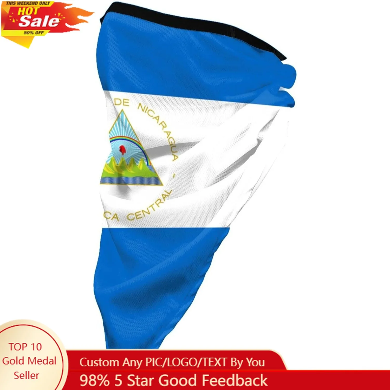 قناع وجه رياضي مقاوم للرياح بعلم جزر فيجي مناسب لقناع الدراجات النارية ووشاح ركوب الخيل في الهواء الطلق بالاكلافا #1