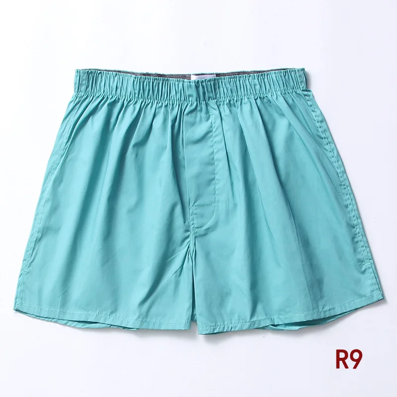 Reine Farbe Sommer Home Shorts Männer Schlaf Bottoms Korea Casual Baumwolle Herren Nachtwäsche Shorts Sheer Homewear Pfeil Hosen R