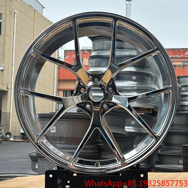 Full Chrome Y Spoke Deep Concave Forged Wheels 5*114.3 5*130 5*120 5*112 Alloy Rims 18 19 20 22 24 Inch for G87 M2 M5 G82 X5
