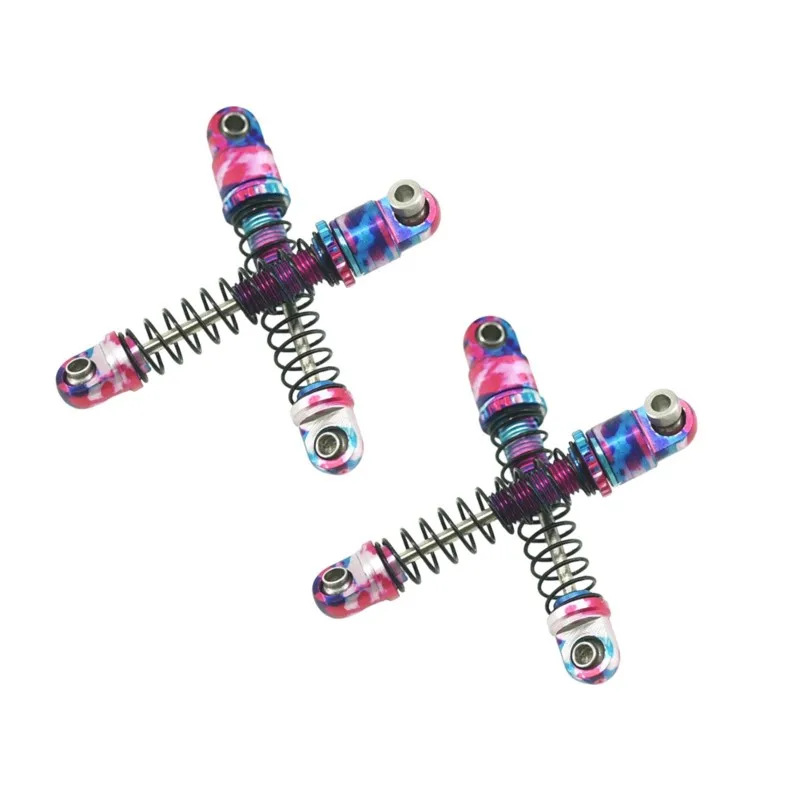 MACH-Aluminum Alloy RC Model Car SCX30-Extended Shock Absorbers,4Pcs Set For Enhanced Performance