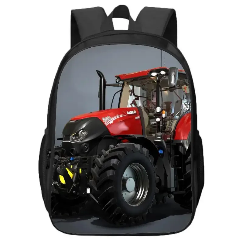 Farming Simulator Double Layer Boys' and Girls' Backpacks for Primary and Secondary School Students
