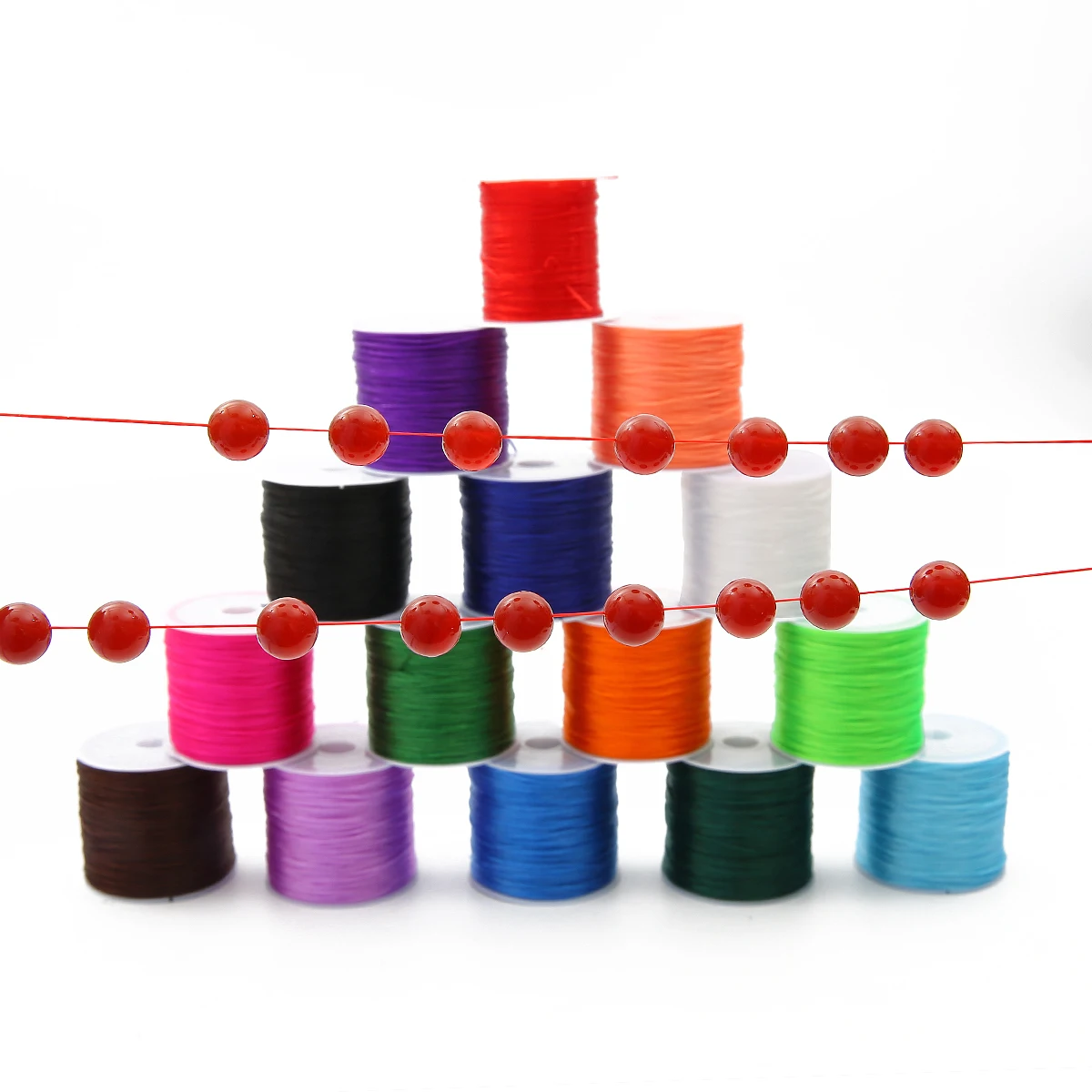 8m/roll 0.7mm Crystal Elastic Stretching Beading Cord String Thread Jewelry Findings for DIY Fashion Necklace Beads Bracelet
