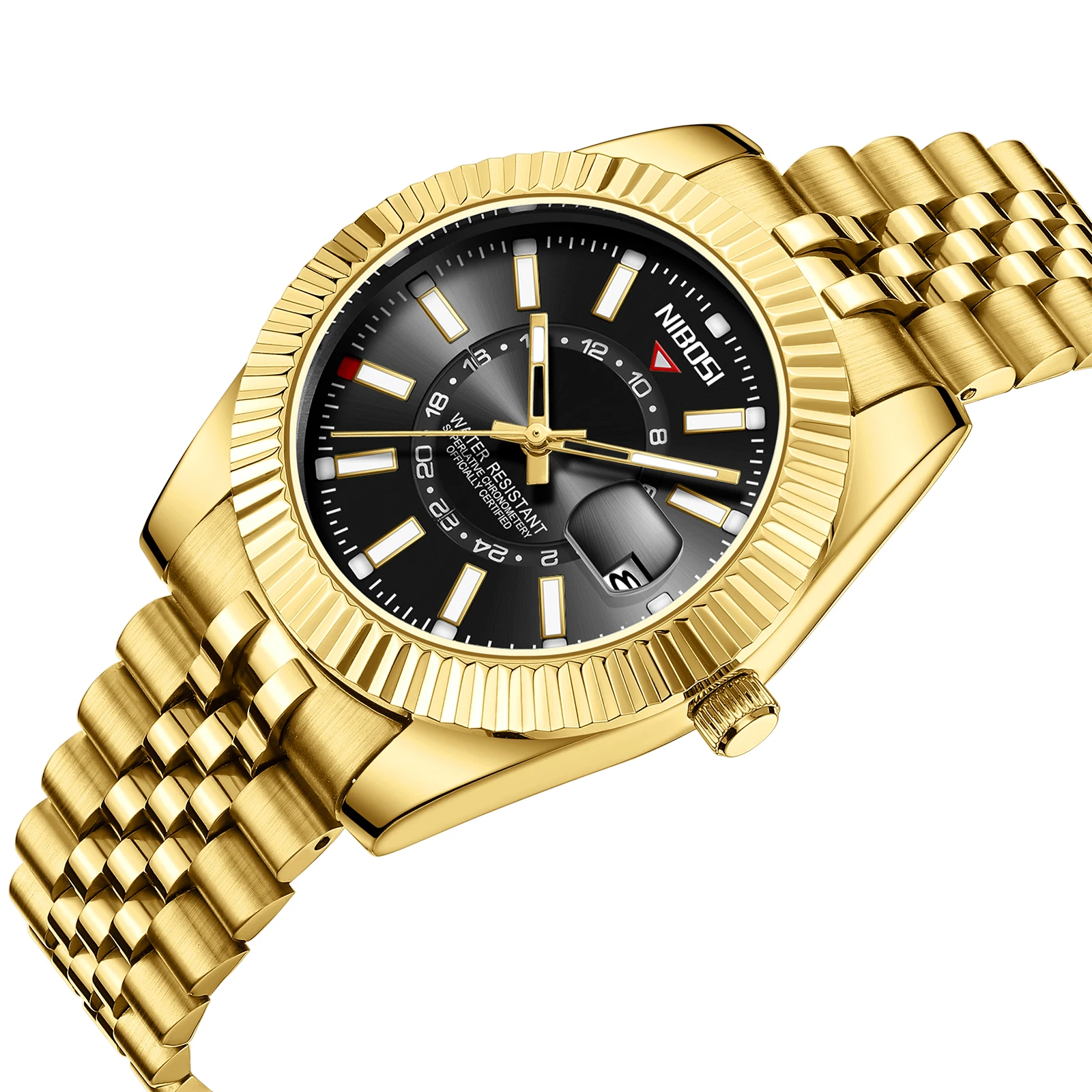 ساعات عجلة سيارة أصلية ثلاثية الأبعاد للرجال مقاومة للماء 360 درجة ° ساعات محور حافة دوارة للرجال ساعات عجلة السيارة الرياضية للرجال على مدار الساعة #4