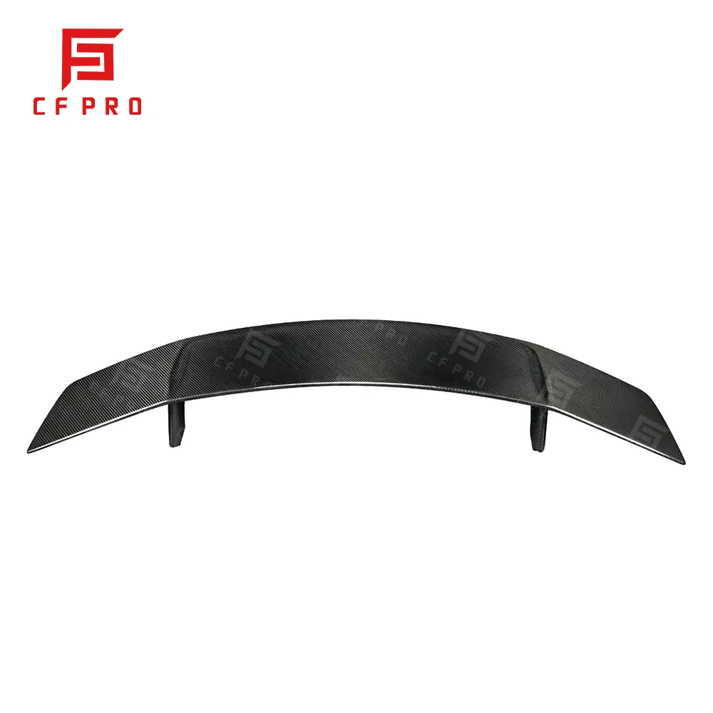 Carbon Fiber Rear Trunk Boot Lip Wing Spoiler Tail Decoration For Audi R8 Car Accessories