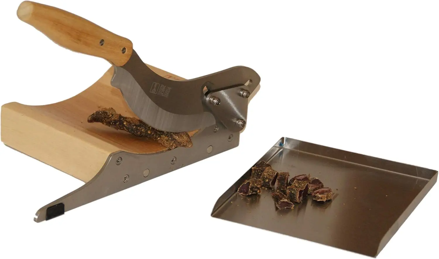 

Radiused Biltong Slicer with Detachable Magnetic Tray