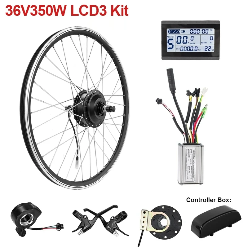 Electric Bike Front Rear Wheel Hub Motor 36V 48V 350W 500W мотор