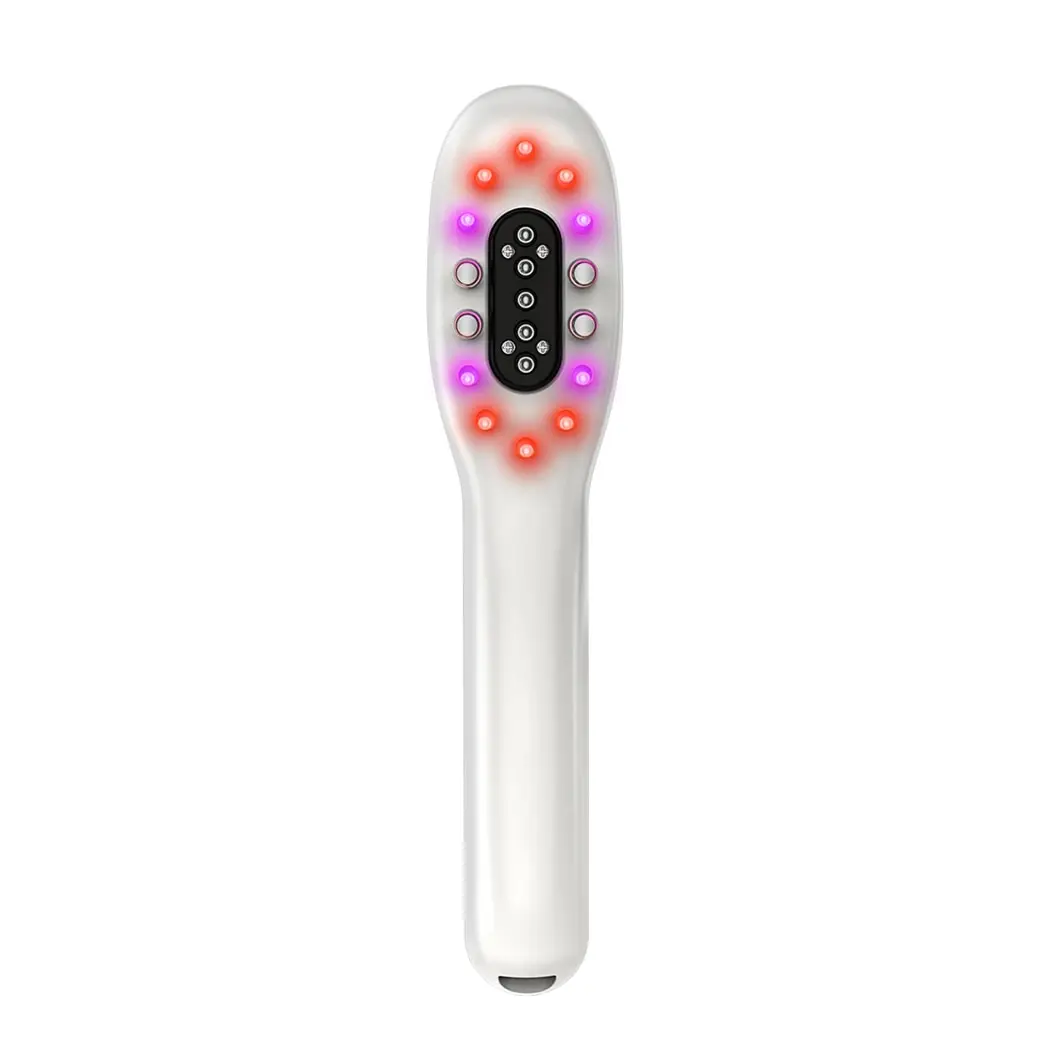 

Electric Scalp Massager for Hair Growth Comb Essencial Oil Applicator 680nm Red Light Therapy EMS Microcurrent Head Massage Spa