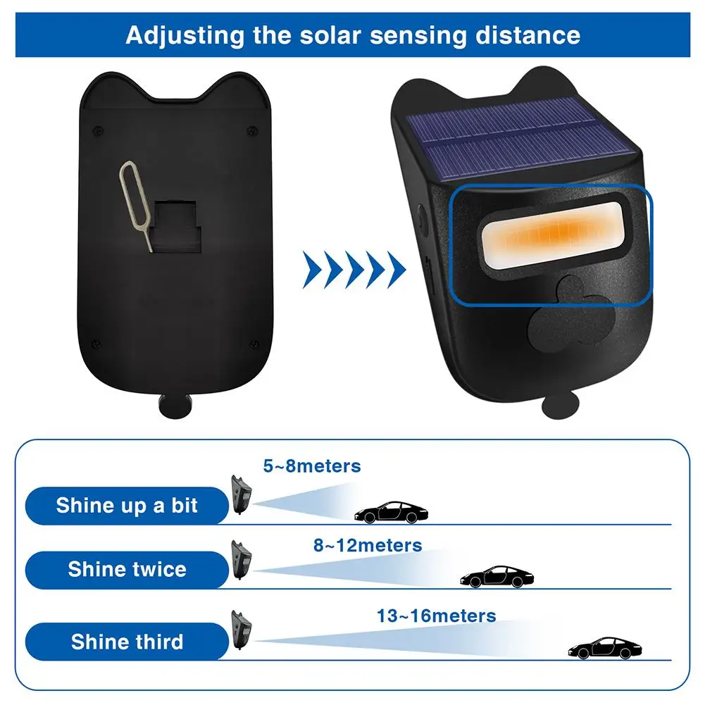 1set Solar Driveway Alarm Included 2 Receiver 1 Sensor Weatherproof Home Security Alert System For 300m Long Range