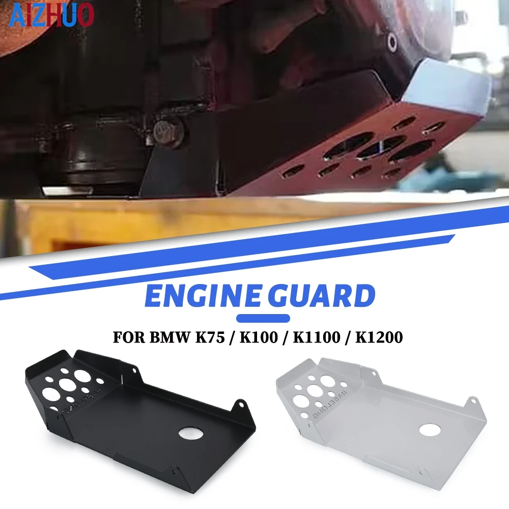 

K75 Engine Guard For BMW K75 K100 K1100 K1200 Cafe Racer Skid Plate Engine Guard Chassis Protection Cover Motorcycle Accessories